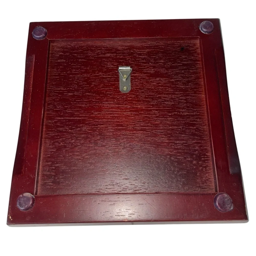 La Cucina Italiana Wall Plaque Mahogany wood Rustic Italian Kitchen Décor Signed